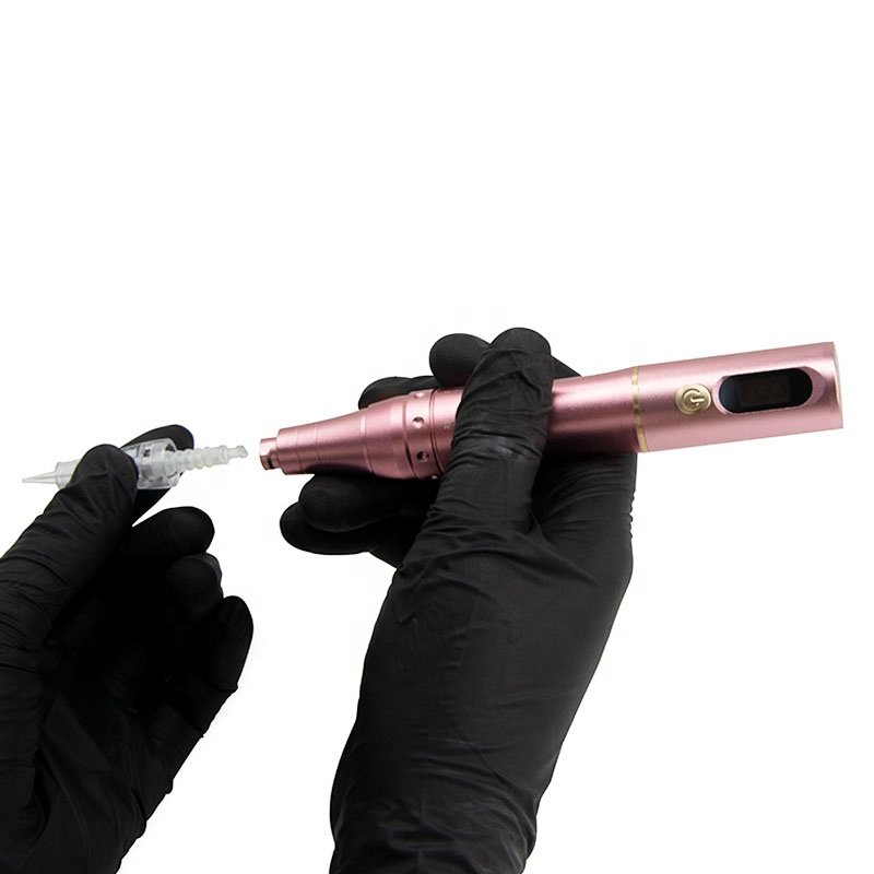 Professional Digit Microblading Pmu Permanent Makeup Gun Eyebrow Lip Temporary Set Pen Wireless Rotary Tattoo Machine