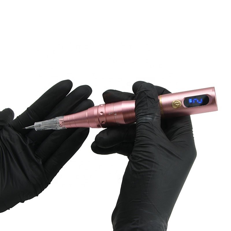 Professional Digit Microblading Pmu Permanent Makeup Gun Eyebrow Lip Temporary Set Pen Wireless Rotary Tattoo Machine