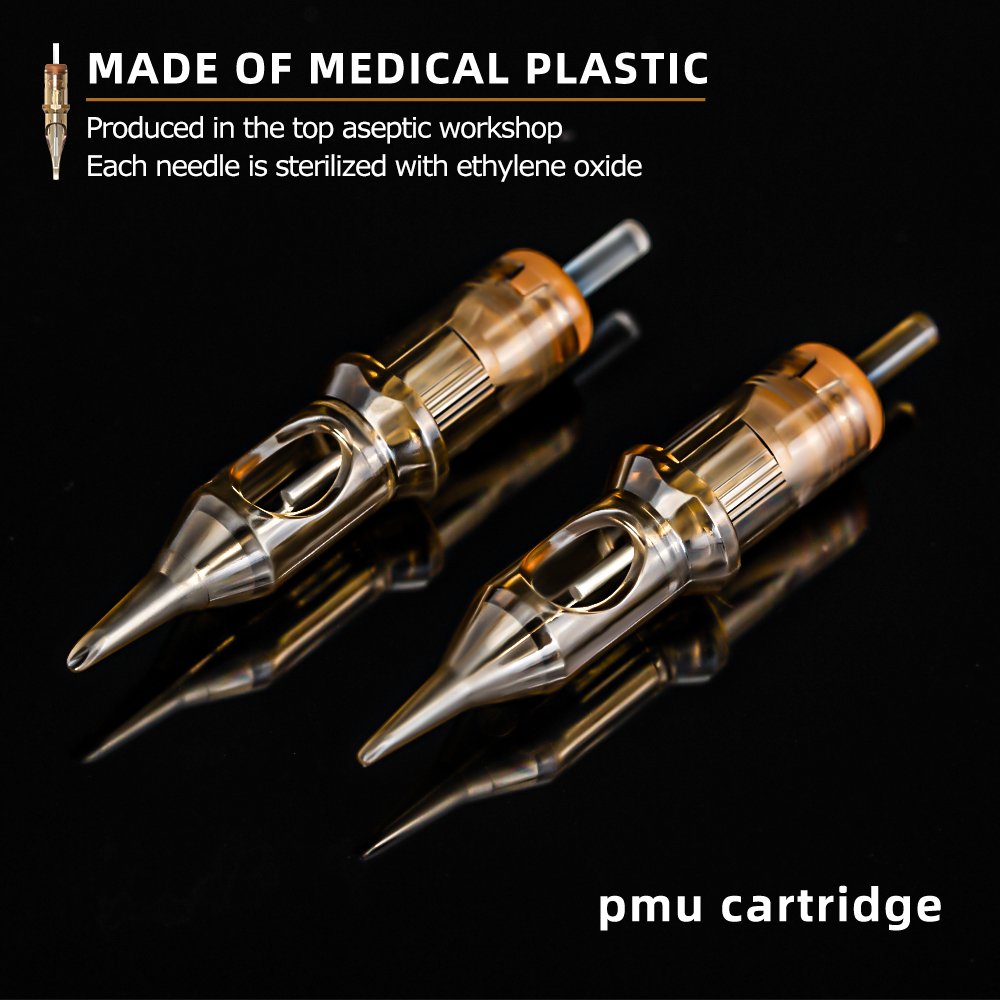 XNET 20pcs 0.25mm 0.3mm 0.35mm Tattoo Needle Disposable RL RS M1 RM Tattoo Cartridges Needles for Permanent Makeup