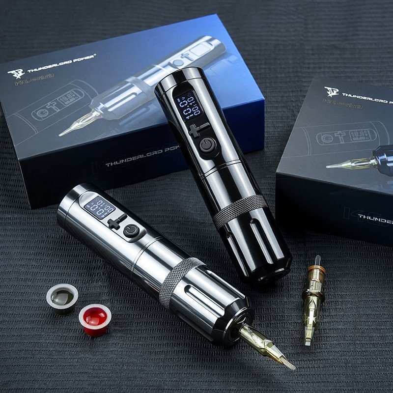 Super Strong K6022 Wireless Tattoo Machine Pen Rotary Tattoo Machine Wireless Tattoo Pen Kits Fit Universal Cartridge Needles