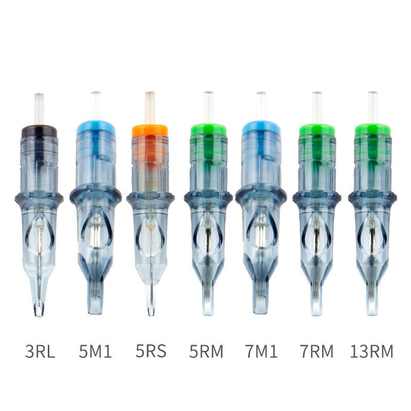 Permanent Makeup Sterile Tattoo Cartridge OEM Stigma Tattoo Needles Pmu Cartridge A sober skin