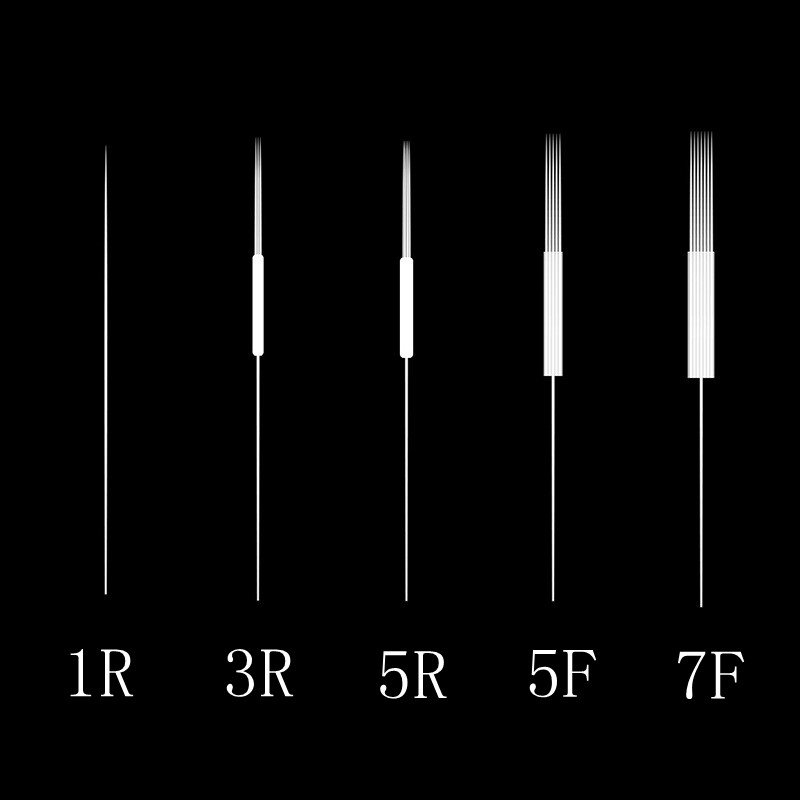 Microblade Machine Products Eyebrow Tattoo Needle Tips Permanent Makeup Cartridge Needles 1R Disposable Blade Microblading Kit