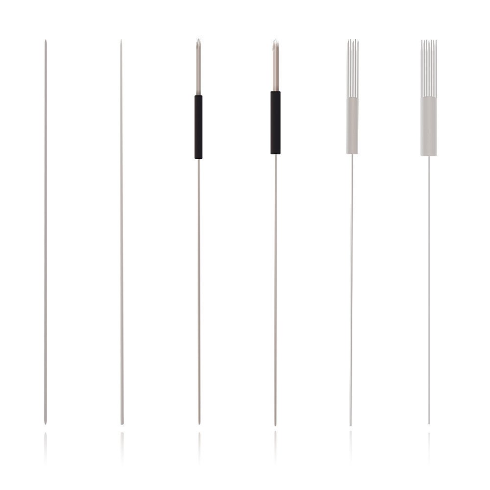 Microblade Machine Products Eyebrow Tattoo Needle Tips Permanent Makeup Cartridge Needles 1R Disposable Blade Microblading Kit