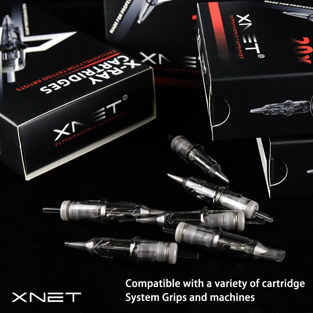 XNET VANE 2400mAh Professional Brushless Motor Wireless Tattoo Pen Machine Complete Full Set Kit with 100pcs Cartridge Needle