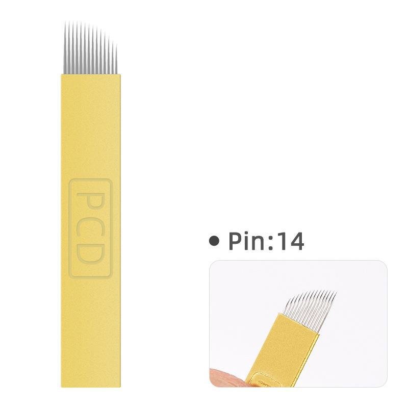 PCD 12 Pin Microblading Needles for Eyebrow Tattoo Permanent Makeup Cartridge Needles Tattoo