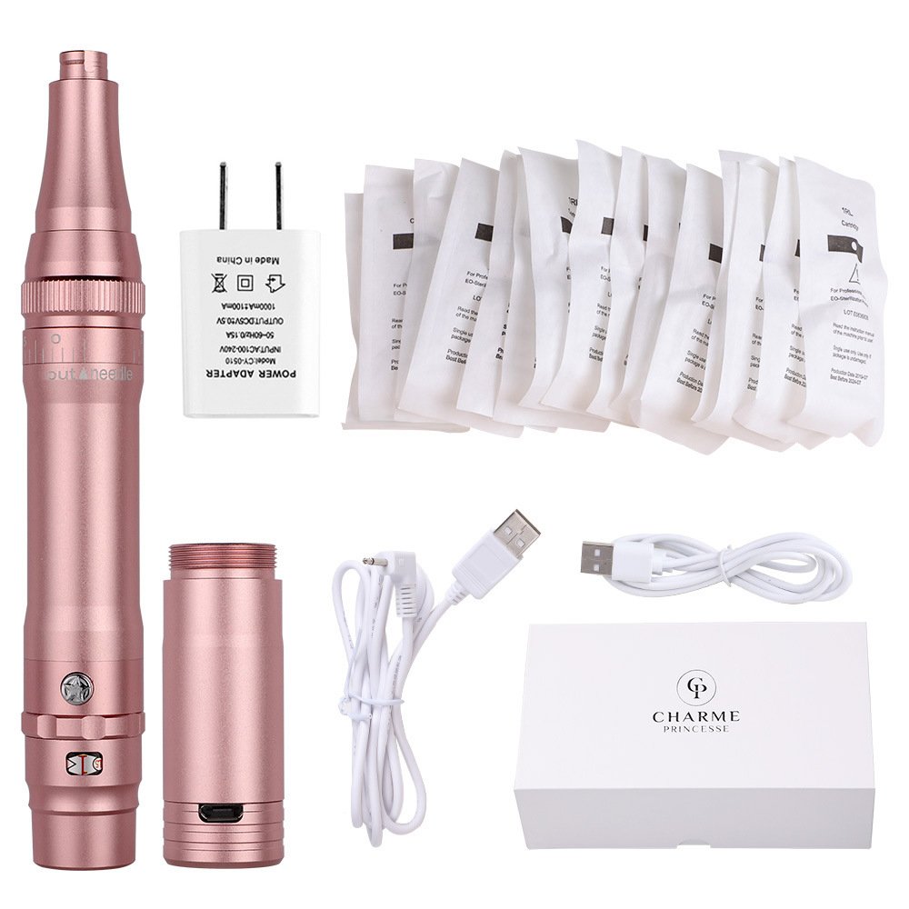 Kissure Wireless Permanent Makeup Machine Pen Professional Eyebrows Lip Tattoo Microblading DIY Machine With Cartridge Needle