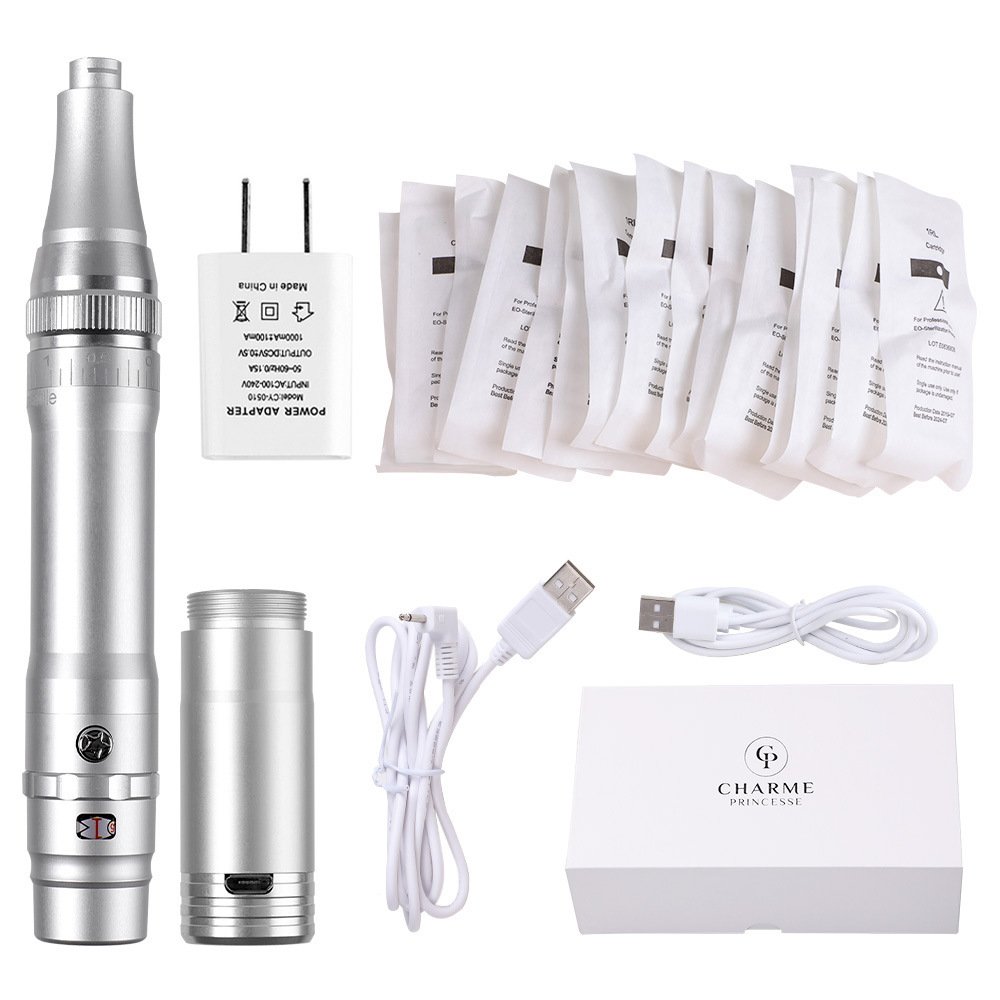 Kissure Wireless Permanent Makeup Machine Pen Professional Eyebrows Lip Tattoo Microblading DIY Machine With Cartridge Needle