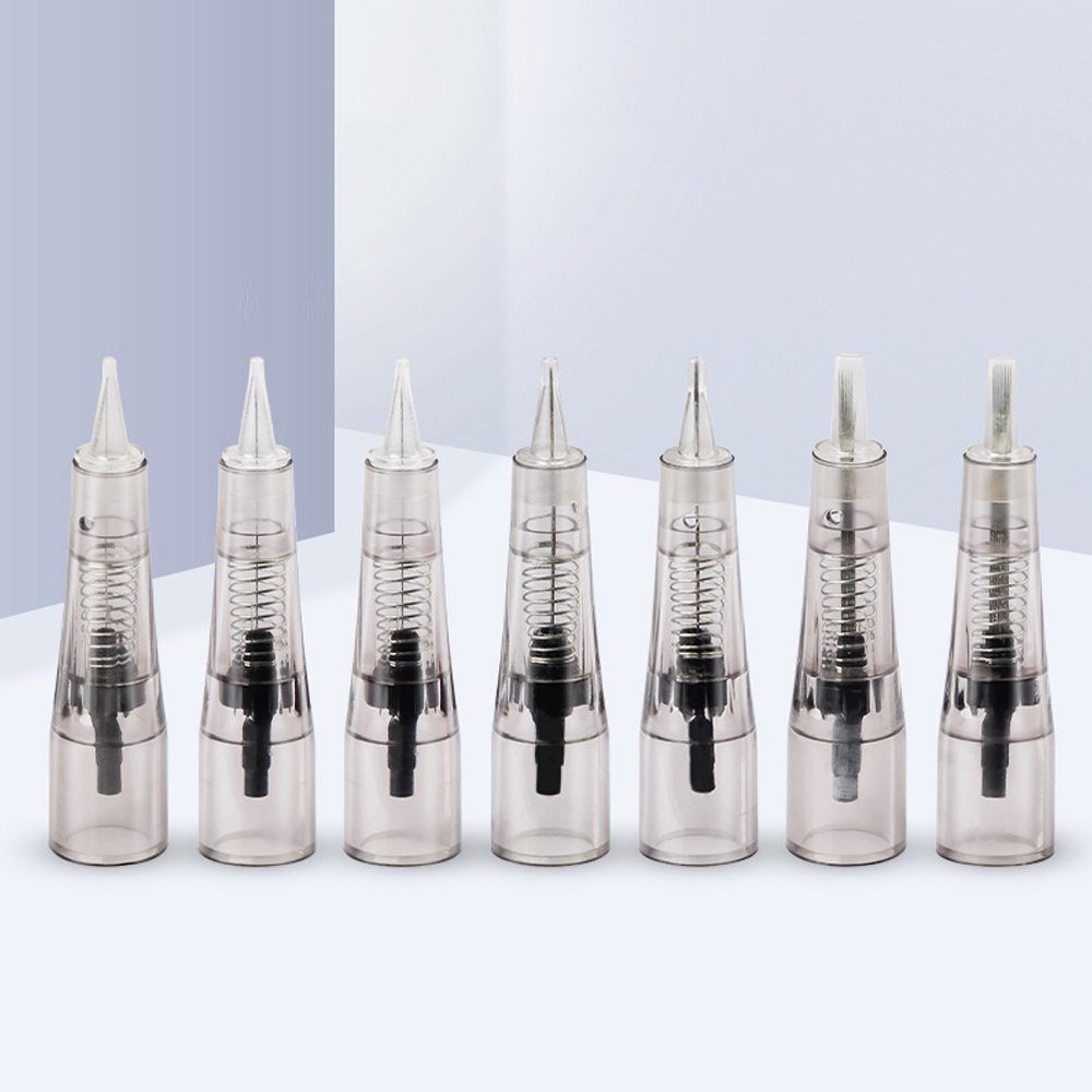 Professional Permanent Makeup Cartridge Needles 1R/2R/3RL/5RL for Biomaser Disposable Sterilized Tattoo Pen Machine Needles Tips
