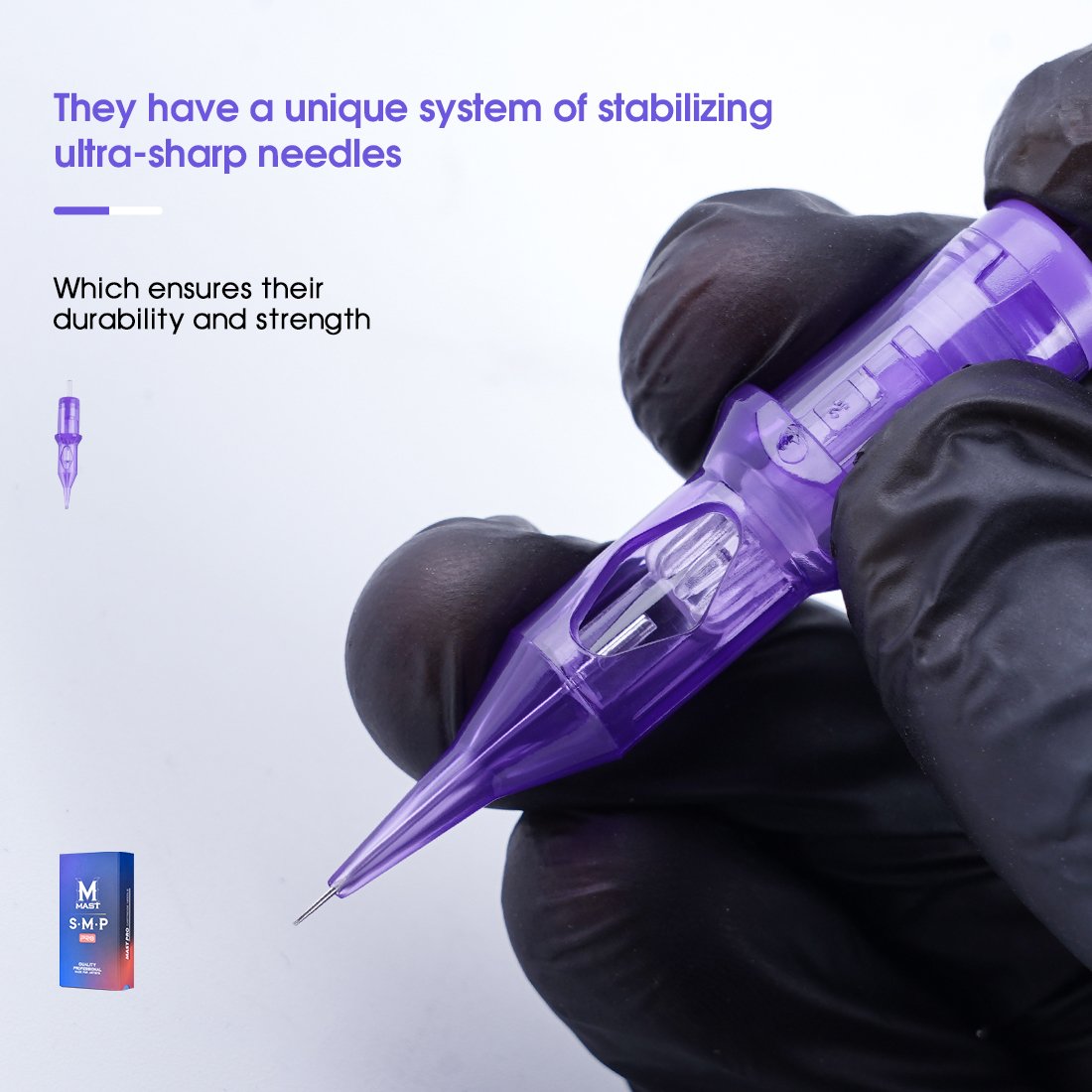 NEW Disposable High Quality Wholesale Tattoo SMP Cartridge Needles 0801RL 0803RL