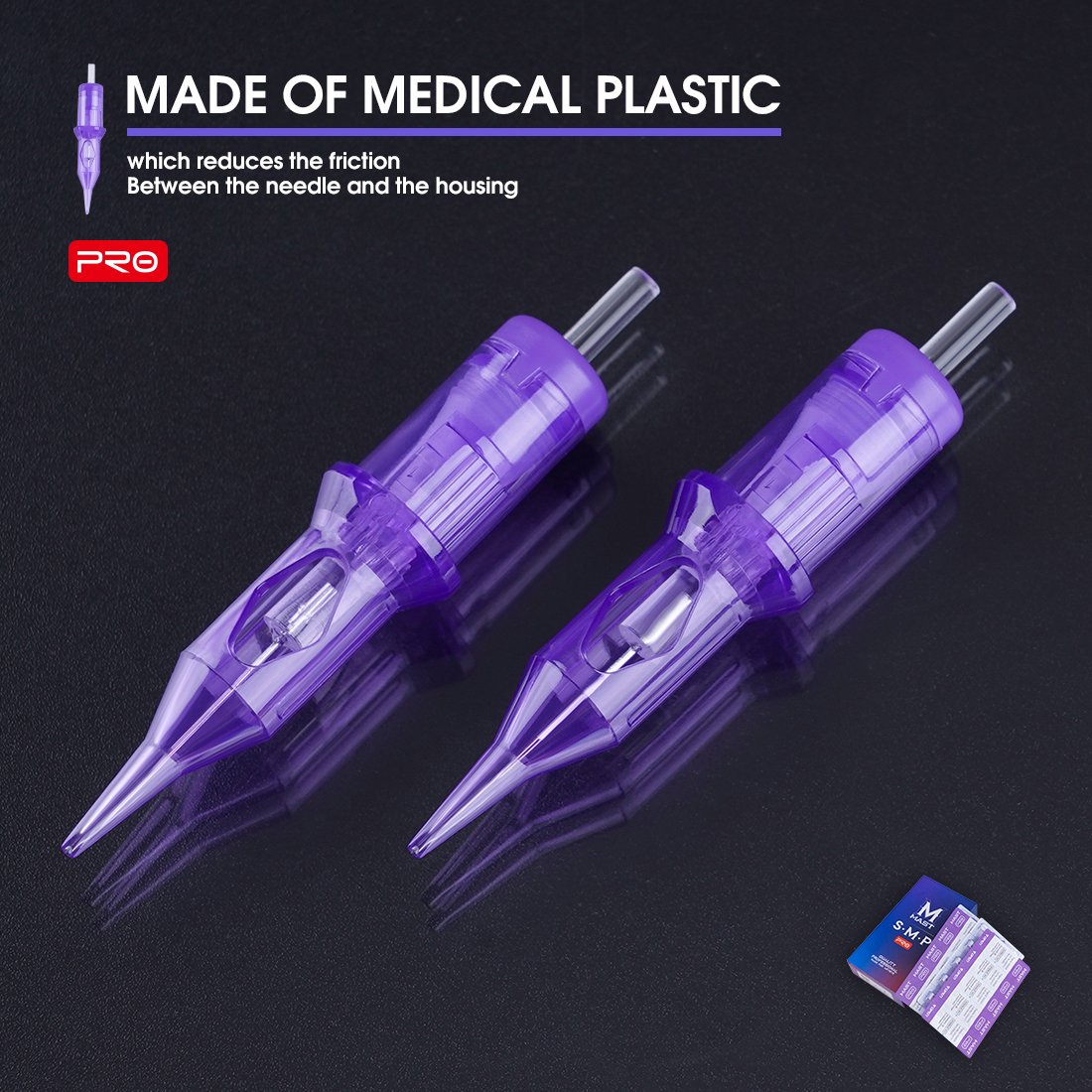 NEW Disposable High Quality Wholesale Tattoo SMP Cartridge Needles 0801RL 0803RL