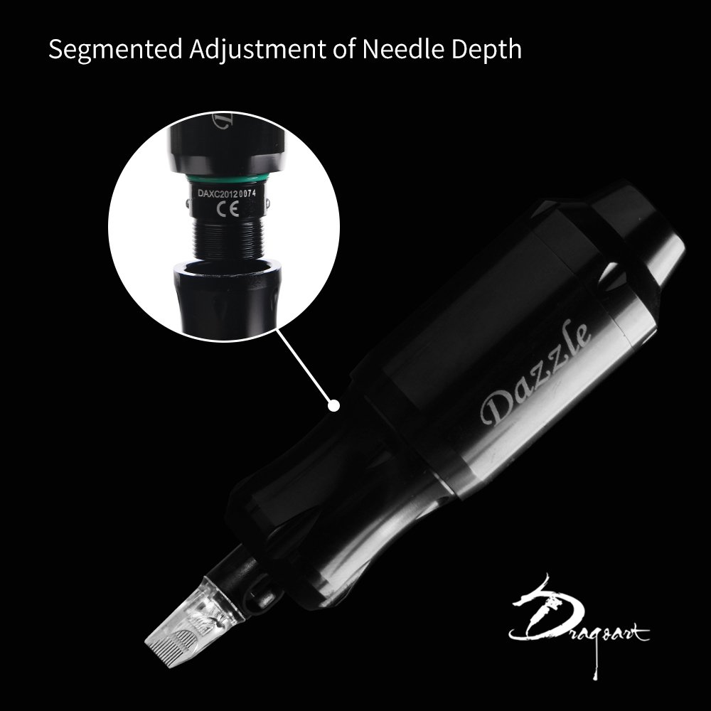 Dragoart Short & Light Weight Coreless Motor Dazzle Rotary Cartridge Tattoo Pen Machine