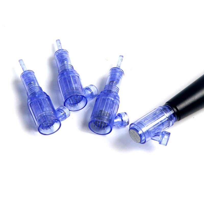 12P 36P 42P Mesotherapy Needle Screw Microneedling Cartridge Needles Tattoo Nano Needle Permanent Makeup Nano Cartridge Meso
