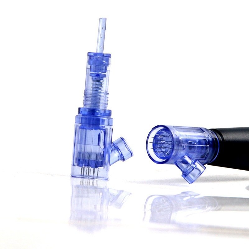 12P 36P 42P Mesotherapy Needle Screw Microneedling Cartridge Needles Tattoo Nano Needle Permanent Makeup Nano Cartridge Meso