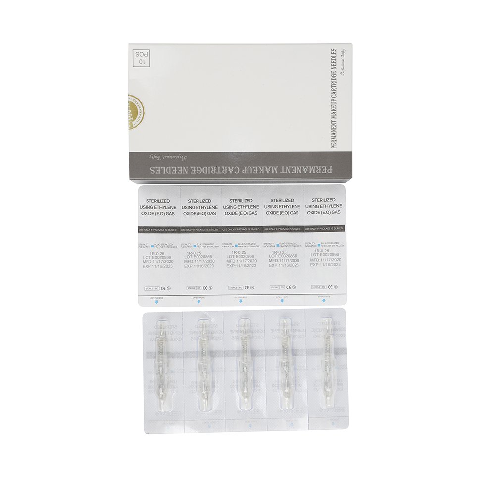 Factory Supplies Disposable Permanent Makeup Screw Cartridge 0.30mm 1RL Thinner Tattoo PMU Needles