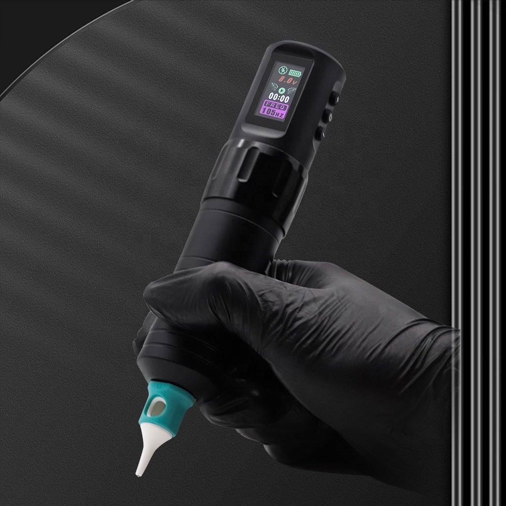 LBB S20 wireless Pen Machine Color Screen Wireless Tattoo Pen Machine With Double Battery