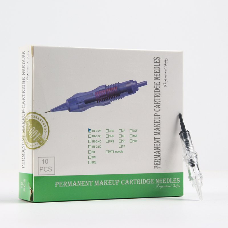 10pc disposable sterilized tattoo cartridge 1r 3r 5r permanent makeup rotary tattoo machine needle cartridges