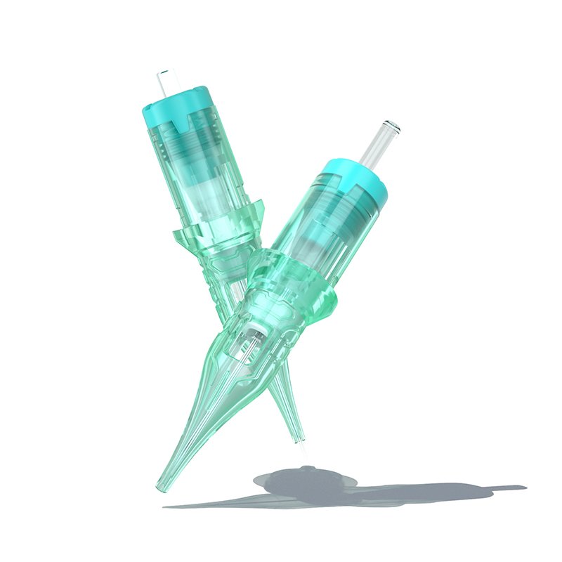Professional Thunderlord Green Membrane Tattoo Cartridge Needles Newest Biomaser Factory Price for Permanent Makeup Models RL RM