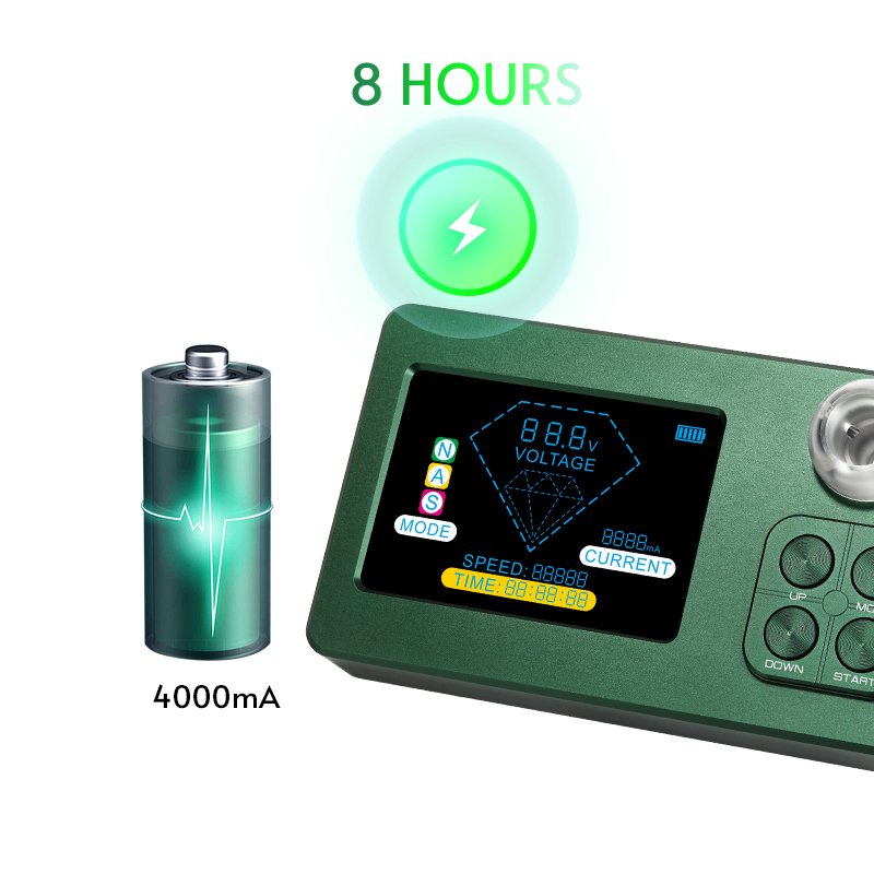JiDragon Original V21 Mermaid Wireless Tattoo Device Automatic SMP Machine Permanent Makeup Machine with UV Sterilized Port