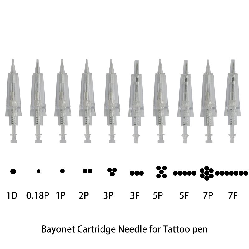 Eyebrow Tattoo Needles Disposable Bayonet Microblading Cartridge Needles for PMU Permanent Makeup Machine