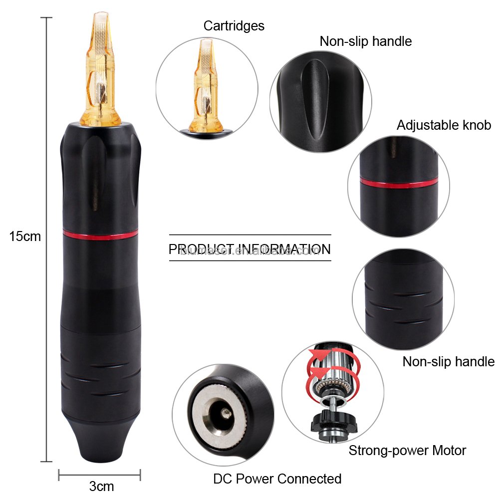 Newest Rotary Tattoo Machine Kit with Universal Tattoo Cartridge Needle Tattoo Machine Full Kits