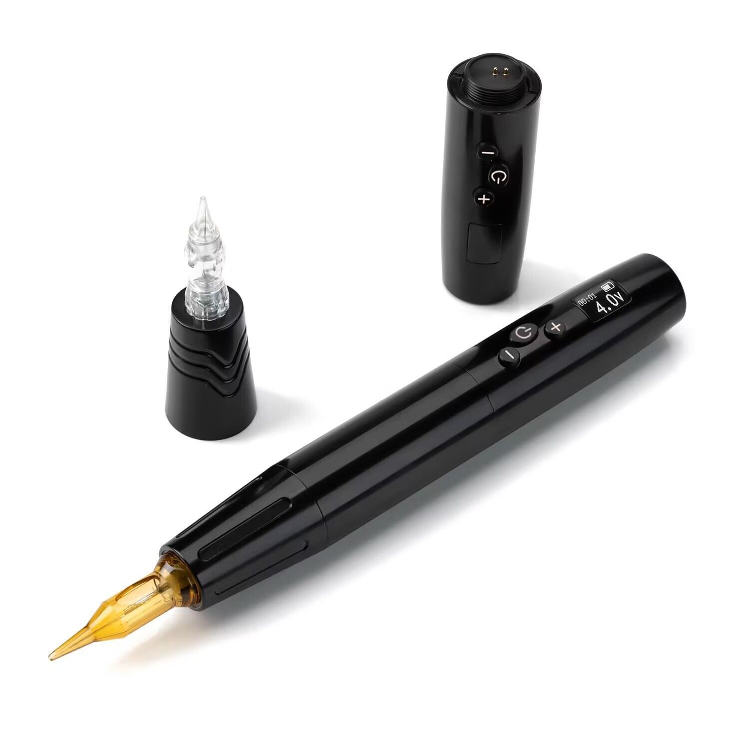 Double Battery Permanent Tattoo Machine Pen Professional Micropigmentation Semi-permanent Makeup Tattoo Device