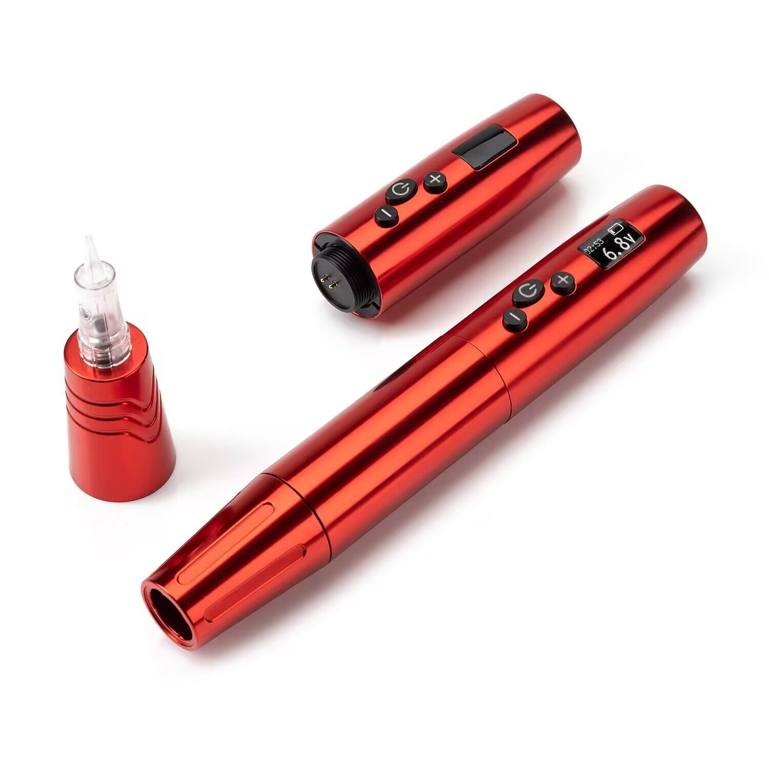 Double Battery Permanent Tattoo Machine Pen Professional Micropigmentation Semi-permanent Makeup Tattoo Device