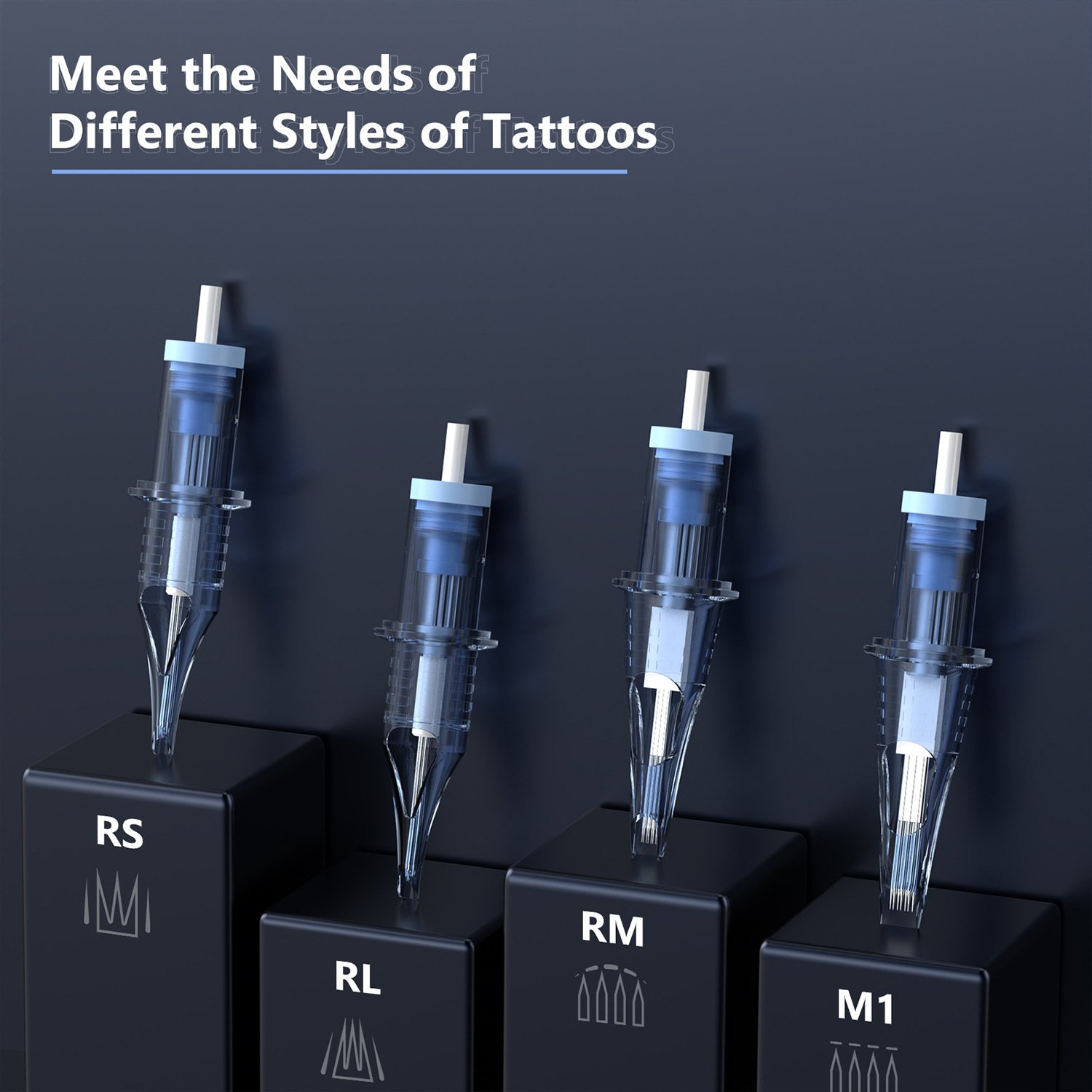 Wholesale Cheyenne Machine Tattoo Needle RL RM RS M1 20pcs Permanent Makeup Sharp Tattoo Needle Cartridge