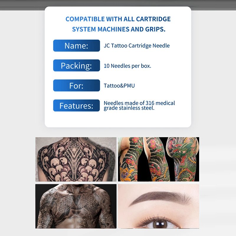 Custom Brand universal 1rl scalp micropigmentation permanent makeup tattoo machine needles tattoo needle cartridge for tattoo