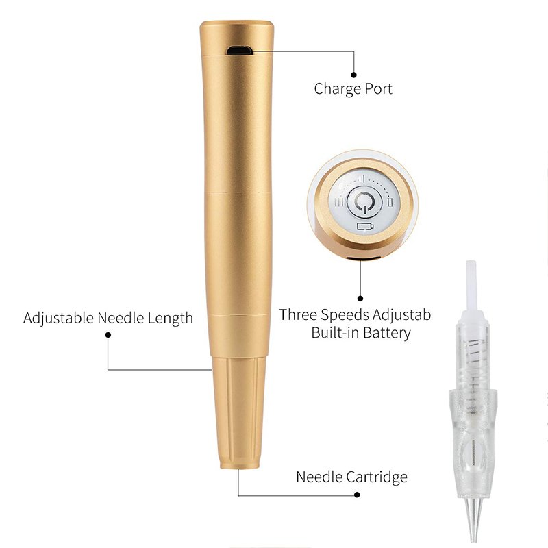 Wireless Permanent Makeup Machine Tattoo Machine for Eyebrow Eyeliner Lips