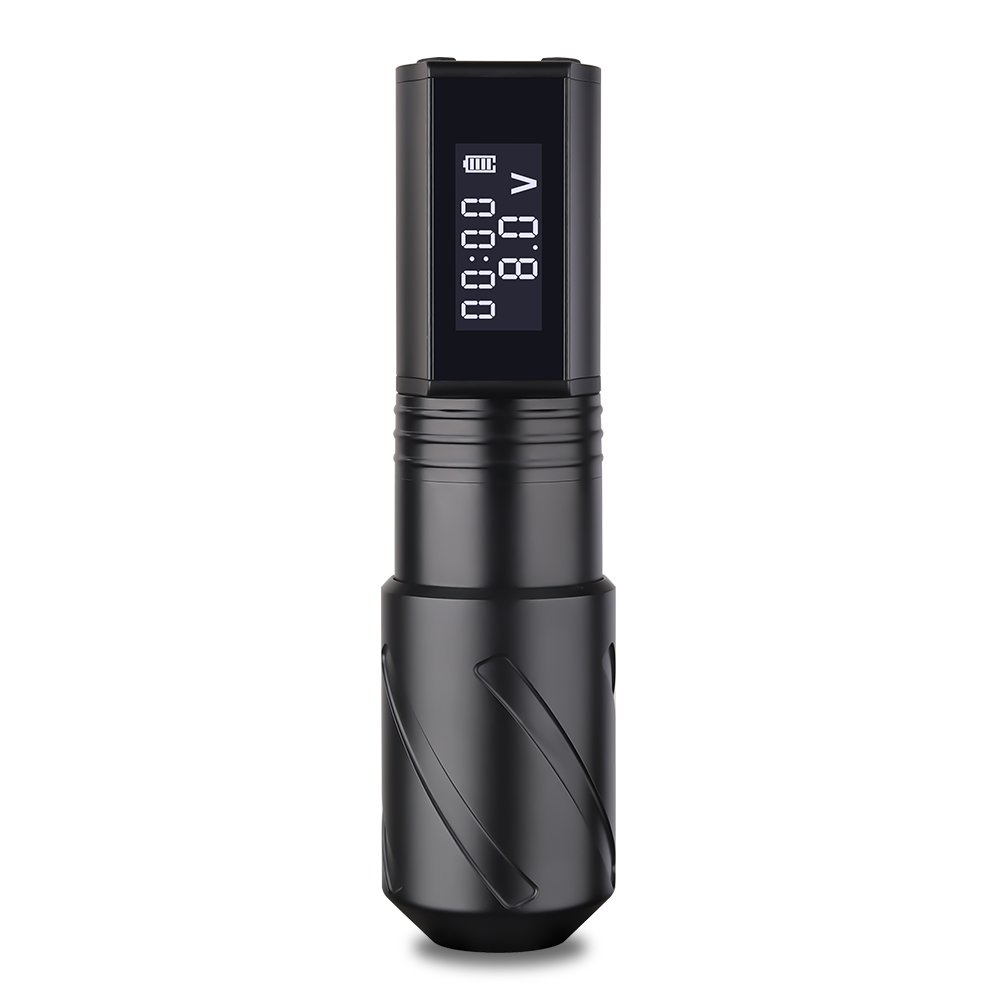 Ambition Portable 1800mAh Coreless Powerful Motor Professional Wireless Tattoo Machine Pen for Permanent Makeup Body Art