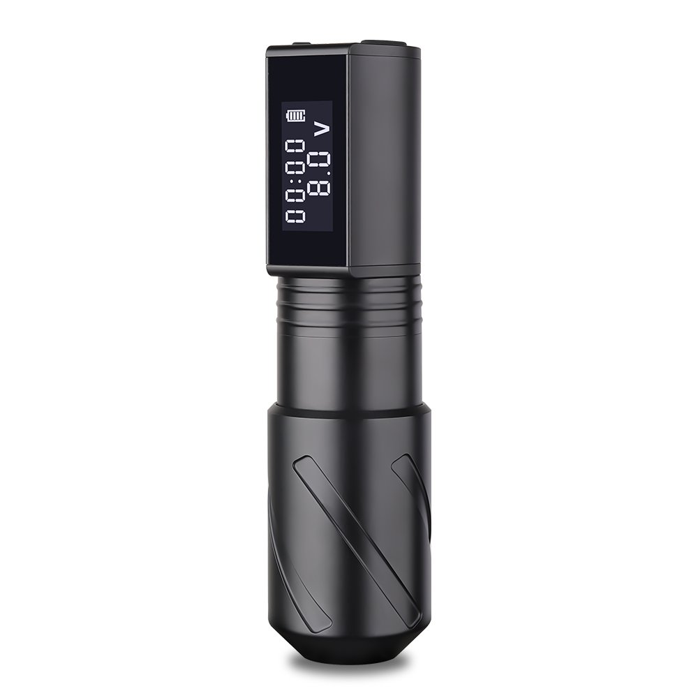 Ambition Portable 1800mAh Coreless Powerful Motor Professional Wireless Tattoo Machine Pen for Permanent Makeup Body Art