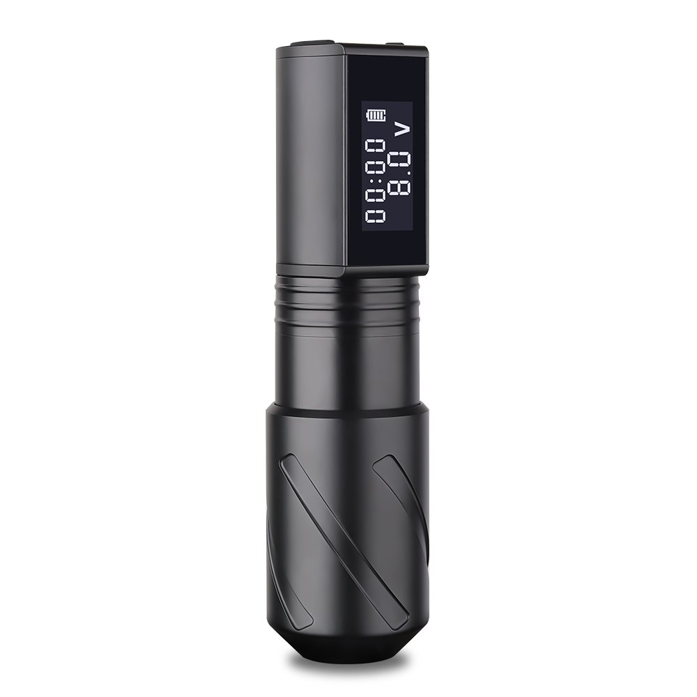 Ambition Portable 1800mAh Coreless Powerful Motor Professional Wireless Tattoo Machine Pen for Permanent Makeup Body Art