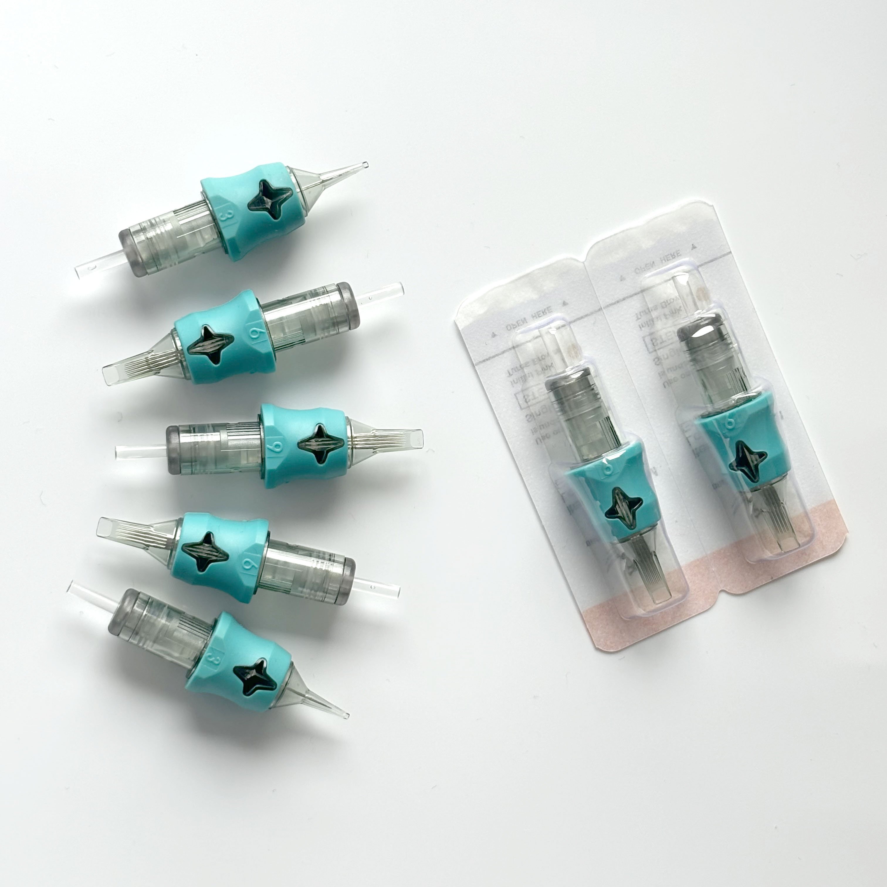 20Pcs Disposable Tattoo Cartridge Needles Tattoo Makeup 3RL/5RL/7RL/9RL/5M1/7M1/9M1/5RS/7RS/9RS for Microblading Tattoo Machine