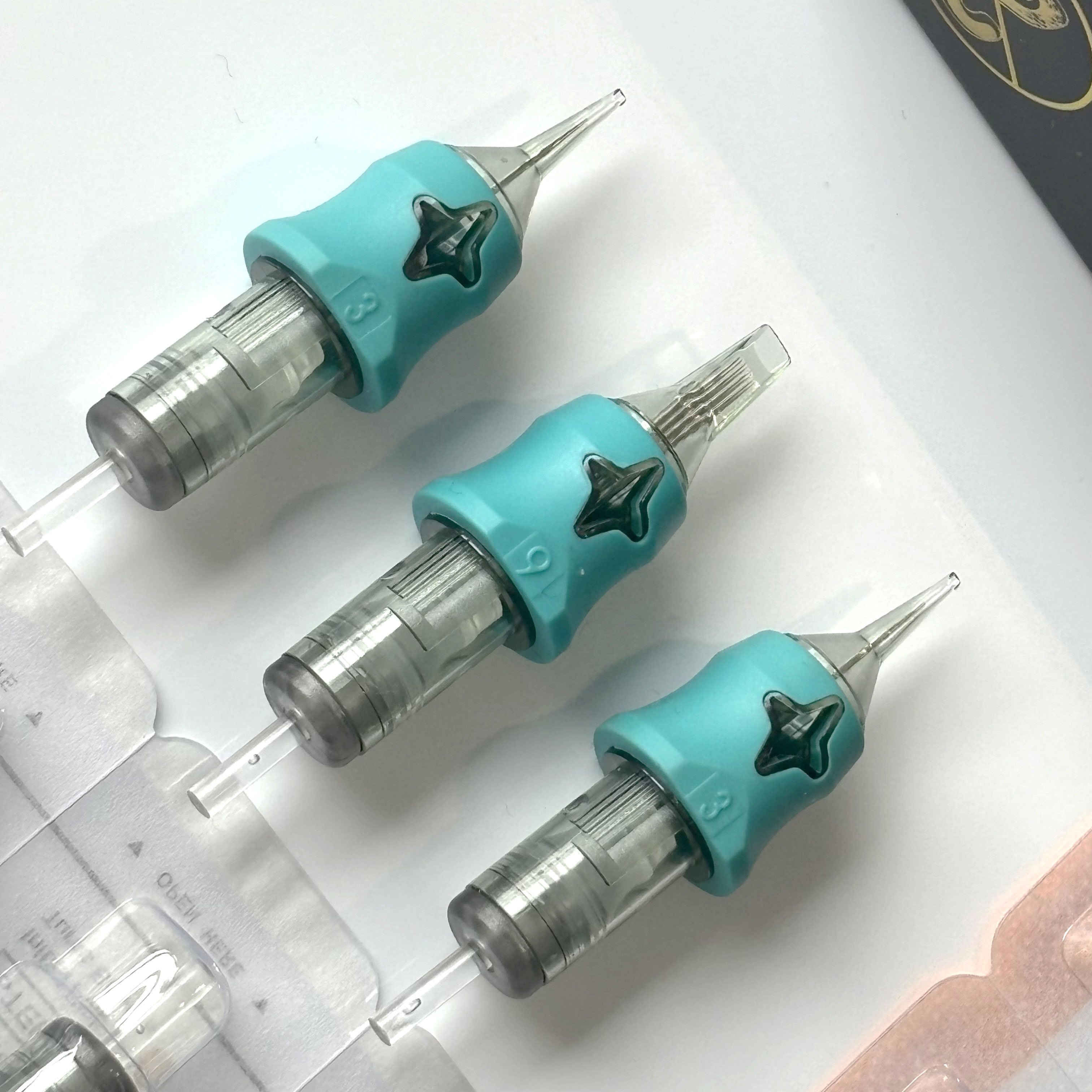 20Pcs Disposable Tattoo Cartridge Needles Tattoo Makeup 3RL/5RL/7RL/9RL/5M1/7M1/9M1/5RS/7RS/9RS for Microblading Tattoo Machine