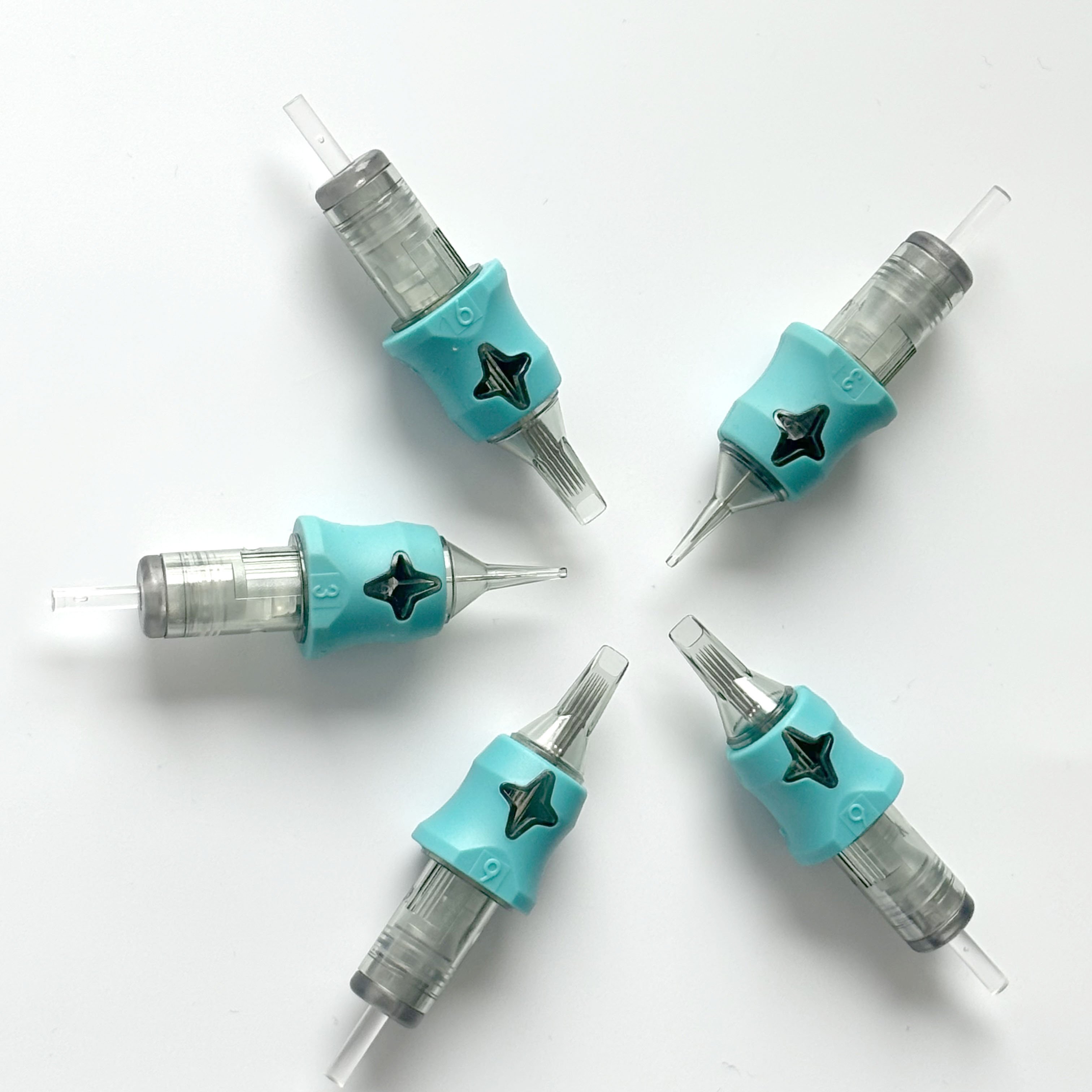 20Pcs Disposable Tattoo Cartridge Needles Tattoo Makeup 3RL/5RL/7RL/9RL/5M1/7M1/9M1/5RS/7RS/9RS for Microblading Tattoo Machine