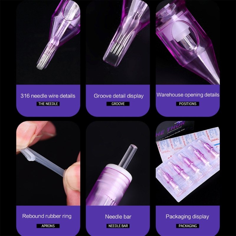 Top Fashion 10pcs/box Thor Needle Standard Quality For Eyebrow Lip Permanent Makeup Needles Cartridge Wholesale