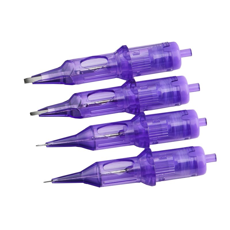 Disposable Tattoo Cartridge Needles Pro Round Liner For Semi Permanent Makeup Eyebrow Tattoo Machines