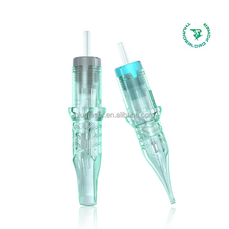 High Quality Thunderlord Green Cartridge Needle with Permanent Membrane Wholesale Cheap Price from Biomaser Tattoo Factory