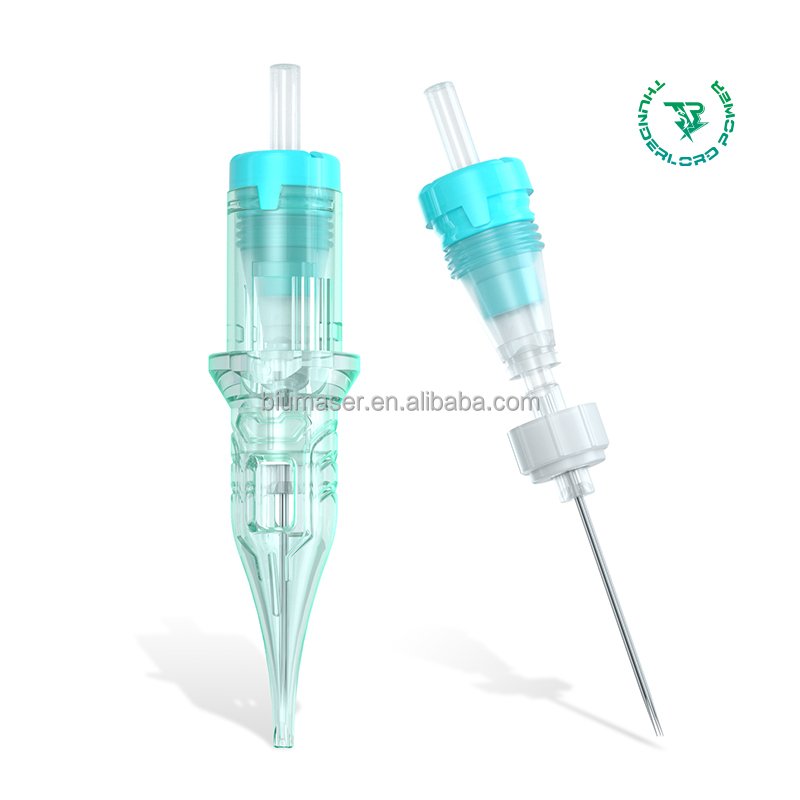 High Quality Thunderlord Green Cartridge Needle with Permanent Membrane Wholesale Cheap Price from Biomaser Tattoo Factory