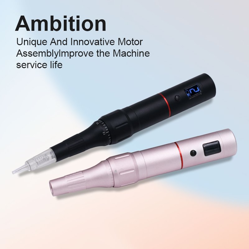 Customized Logo Digital Wireless Scalp Micropigmentation Eyebrow Spmu Rotary Brow Tattoo Machine