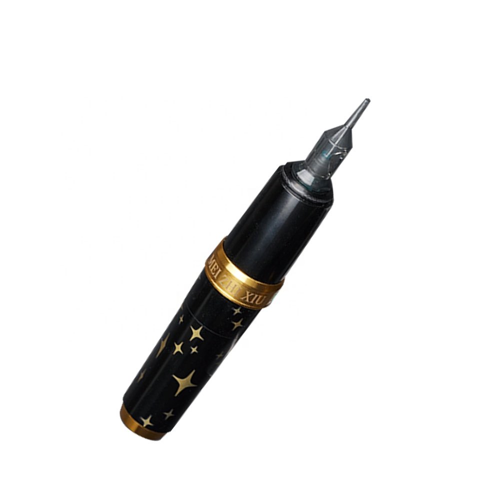 BrightColor Hot Selling Tattoo Machine Rotary Permanent Makeup Pen with Cartridge Needle and Power Supply
