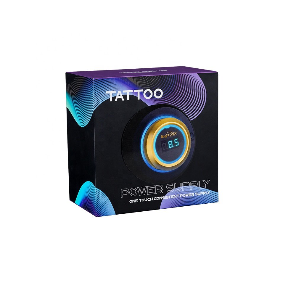 BrightColor Hot Selling Tattoo Machine Rotary Permanent Makeup Pen with Cartridge Needle and Power Supply