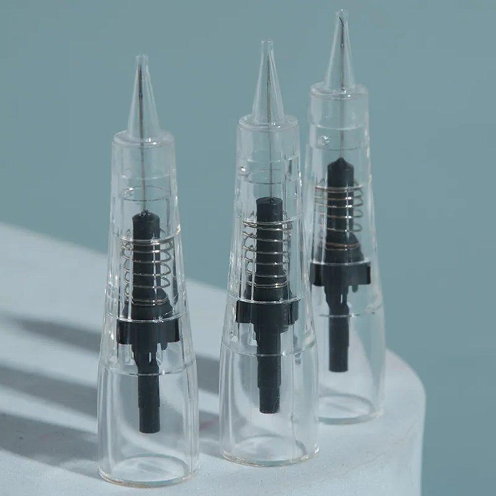 Semi-permanent eyebrow facial disposable tattoo permanent makeup needle cartridge for Microblading
