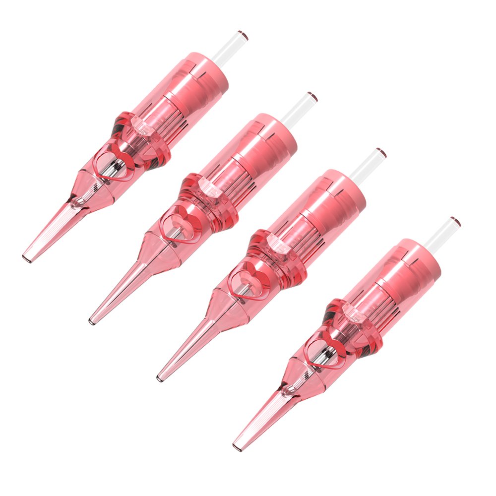 Hot selling New heart High quality New pink permanent makeup tattoo cartridge more stable