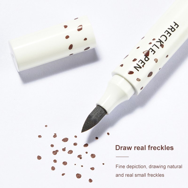 Pudaier Natural Freckle Pen Waterproof Long-lasting Face Makeup Easy Application and Non-smudging Simulated Freckles