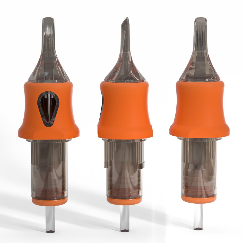 Factory hot selling Permanent 3RS RM M1 RL disposable tattoo cartridge needle with membrane E. O. Gas