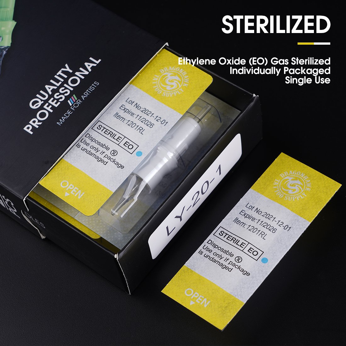 Wholesale Dragonhawk Customizable Disposable Tattoo Cartridge Needle 20psc/box