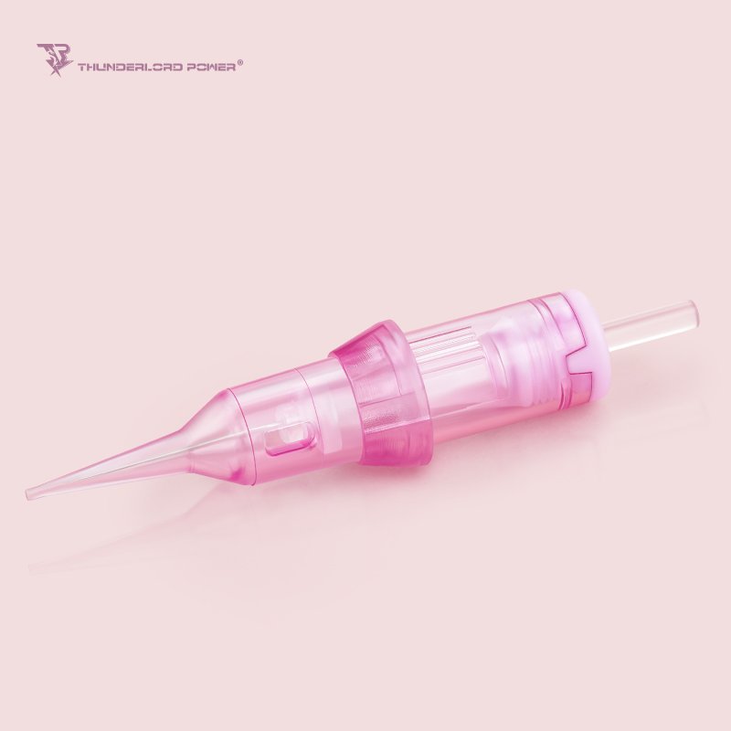 2022 new Biomaser tattoo needle with back flow membrane pink tattoo machine permanent makeup needle tattoo supplies needles