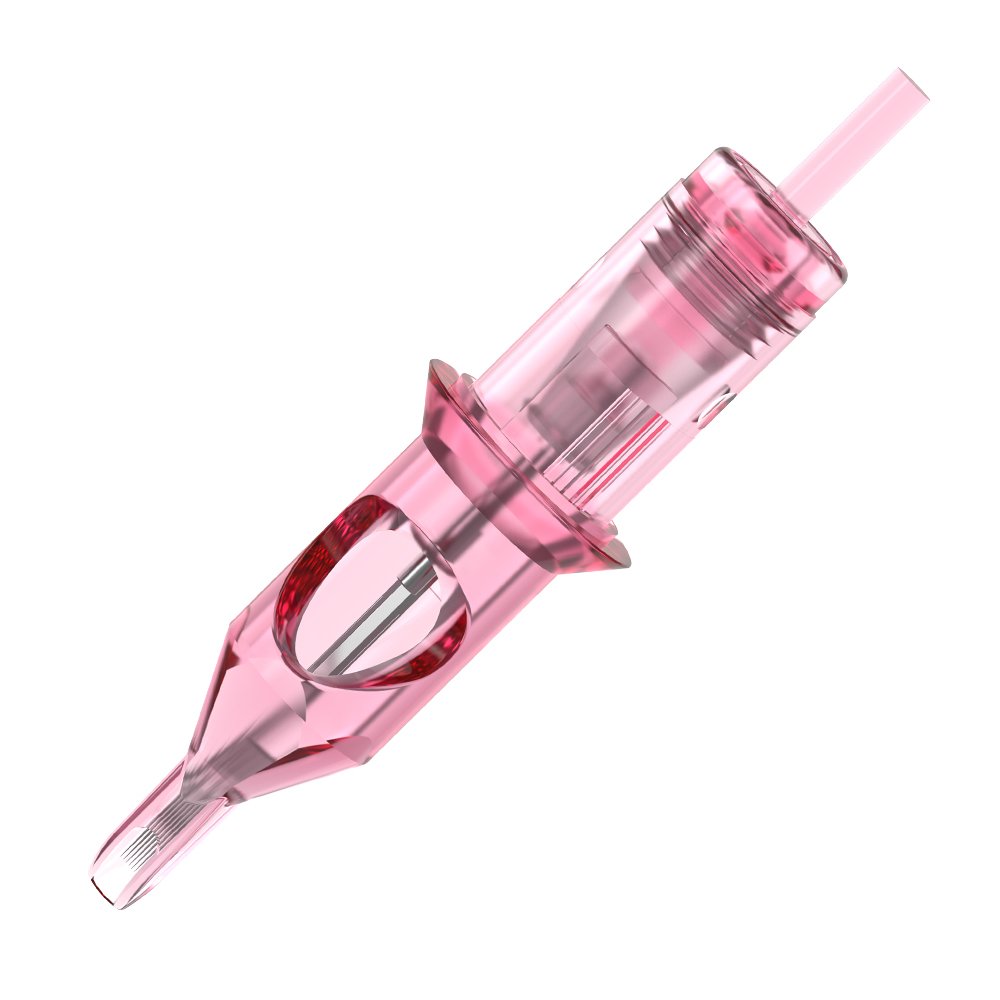 Wholesale Universal SMP Needle Cartridge Pink Shell Microblading Eyebrow Lip Blush Cartridge Single Sterilized Paper Bag Packed