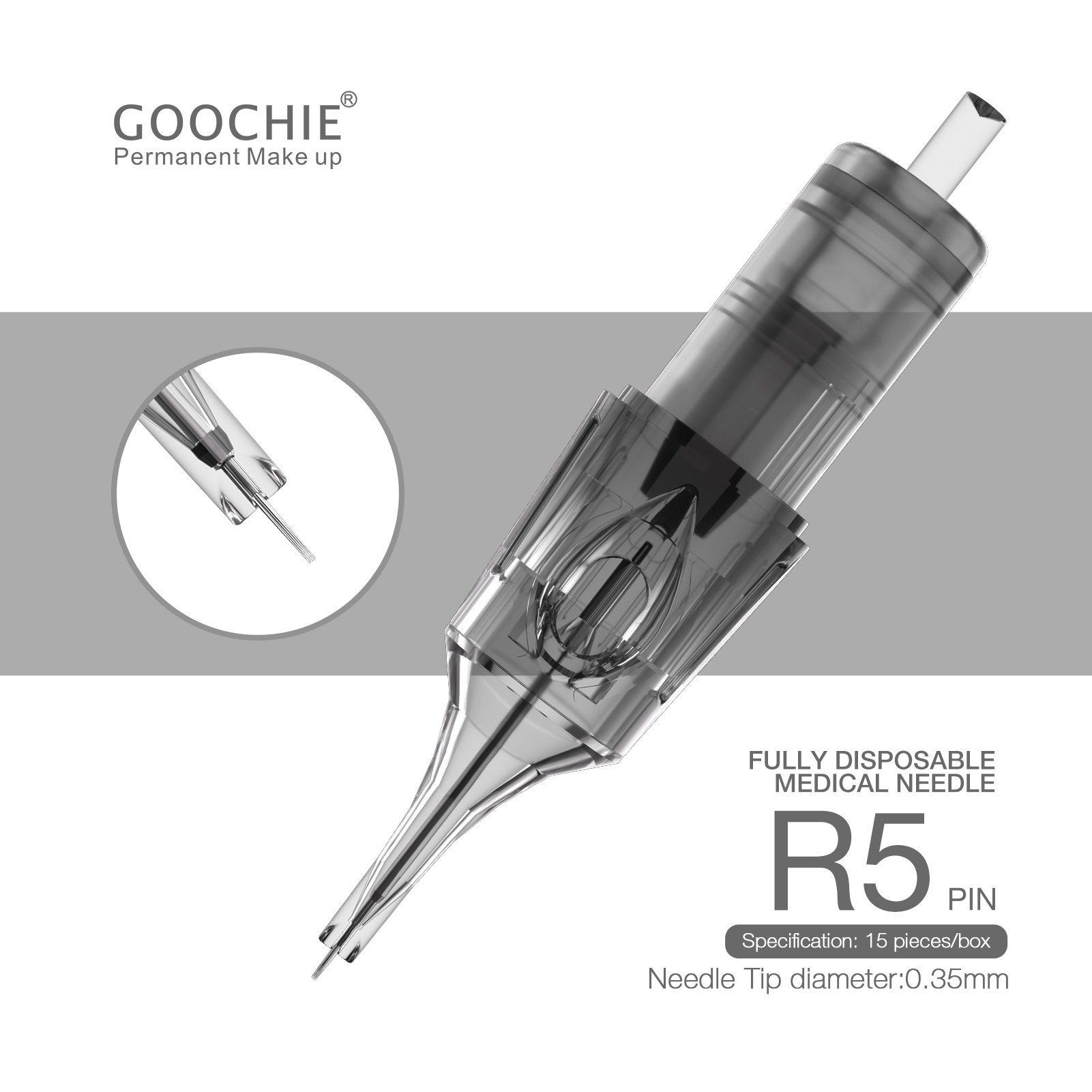 PRO universal cartridge needle permanent makeup tattoo needle tip with membrane design